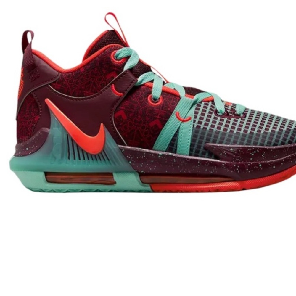 Nike Kids Sneakers - Red and Teal